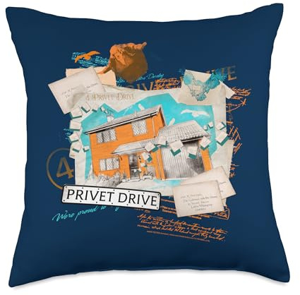 Harry Potter 4 Privet Drive Throw Pillow