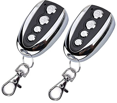 Leyf 2 X Mando a Distancia para Abre-Puertas de Garaje 868MHz - Compatible con Sommer Henderson 4020/4025/4026/4031/4031 / TX02 / TX03 - Fácil Ajuste - 4 Canales - Transmisor portátil