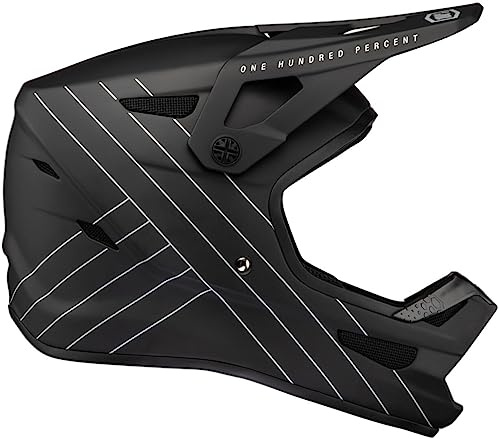 100% Downhill MTB-Helm Status Schwarz Gr. S
