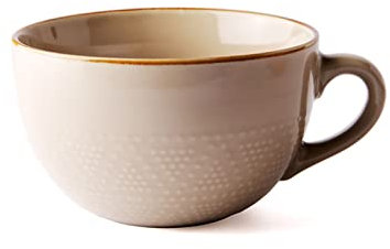 Ciotola for cereali, scodella for zuppa, scodella for il tè, ciotola for la colazione in ceramica con tazza da zuppa grande con manico, ciotola for zuppa di cereali da 700 ml, zuppa di zucca e insalat