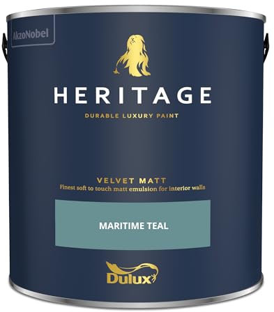 Dulux Heritage Paint (2.5L, Maritime Teal)