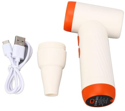 Laddningsbar Luftrenare för PC, 4,5 Timmar Hållbar Kraftfull Komprimerad Jet Torrblåsare Luftrening PC, Bärbar Mini Sladdlös Hårtork Handhållen Blåsdammsugare för PC Tangentbord