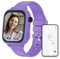 FREEBOT Reloj inteligente para niños, 4G, con tarjeta SIM, videollamada de voz, controles parentales, modo escolar, alerta de seguridad, rastreador GPS, botón de emergencia SOS, regalos de cumpleaños