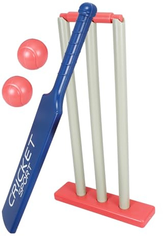 BESPORTBLE 1 Juego de Cricket Divertido para Niños Y Niñas Bate de Cricket Juego de Actividades al Aire en Interiores