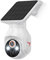Orbitell Cámara de seguridad solar para exteriores, WiFi de 1080p, audio bidireccional, visión nocturna, control de aplicación, resistente a la intemperie, IP65, almacenamiento en la nube, detección