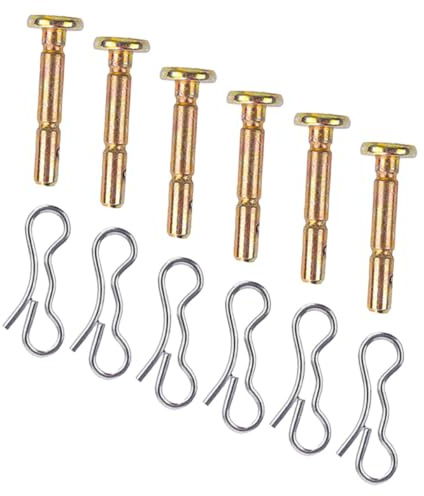 BESTonZON 6sets Spilli Neve in Ricambi Turbina Neve Leggeri e Compatti Pin Di Ricambio Facili Da Installare Per Soffiatori