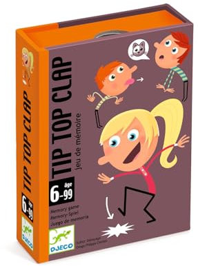 Djeco DC5120 Tip Top Clap, Kartenspiel, Mehrfarbig