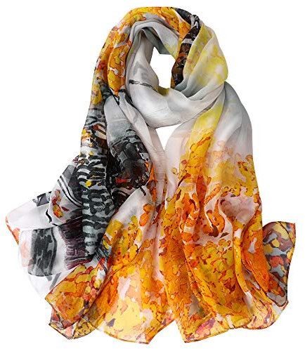 STORY OF SHANGHAl 100% Mulberry Silk Scarf