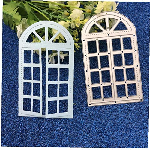 Lankater Window Shape Cutting Dies Metal Embossing Folder Stencil Scrapbooking Paper Card Diy Craft Template