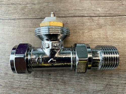 Válvula termostática de radiador recta, solo cuerpo TRV, sin cabeza, 15 mm, S1 TC-TRVBODYST