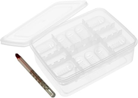 CORHAD Reptilien Ei Inkubator Brutkasten Für Eier Kunststoff Fächer Tablett Mit Transparentem Deckel Für Frösche Schlangen Eidechsen Schildkröten