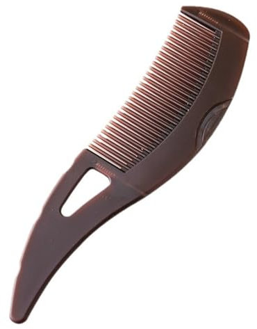 Pettine per pidocchi con denti cavi, pettine per forfora, pettine a denti fini pettine per cuoio capelluto, massaggio energetico, pettine per capelli per uomini e donne