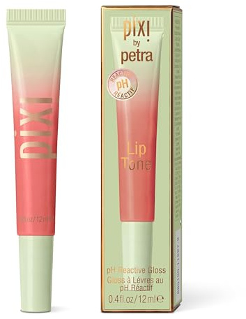 Pixi Beauty LipTone | Farbton: Peachyness | pH-reaktiver Lipgloss | Spiegelnder Glanz & Individueller Farbton | 0,4 fl oz/12 ml