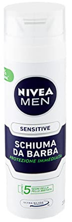 Schiuma Da Barba Lenitiva Per Pelli Sensibili Nivea For Man 200 Ml