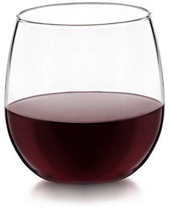 Libbey Vina Stemless Red-Wine Glasses (16.75oz/Set of 4)