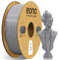EONO Grau PLA Filament 1,75 mm, PLA Hellgrau 3D Drucker Filament PLA 1kg (2.2lbs), Maßgenauigkeit +/- 0.03mm 3D Druck Filament, PLA Grau