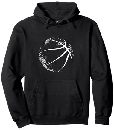 Basketball Silhouette, Basketball Pullover Hoodie