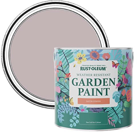 Rust-Oleum Purple Mould-Resistant Garden Paint In Satin Finish - Lilac Wine 2.5L