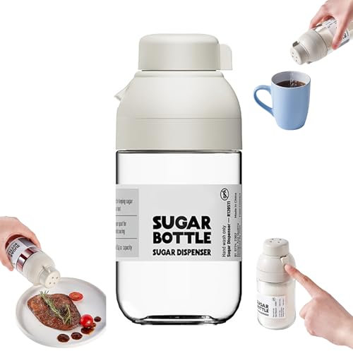 KICPUK Spargisale dosatore multifunzione, spargispezie con foro regolabile, spargisale per dosare sale, zucchero, pepe e spargere spezie resistenti all'umidità (8,4 oz)