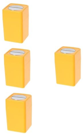HOMSFOU 4 Pezzi conservazione della lama Contenitore multipurpose per lame usate Contenitore per lame rotte coltello multiuso pieghevole smusso banca valigetta per lo smaltimento dei rasoi