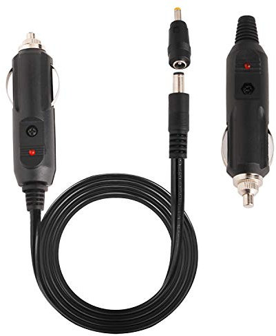 GTIWUNG 12V-24V 3m/10FT Encendedor de Cigarrillos Plug, Cigarette Lighter Socket, Mechero de Coche Cargador, Cable de Extensión para Mechero, Encendedor de Cigarillo Macho a Macho