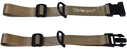 wisdompro Backpack Chest Strap, Heavy Duty Adjustable Backpack Sternum Strap Chest Belt with Quick Release Buckle for Hiking and Jogging - with Slide Locks (Khaki)