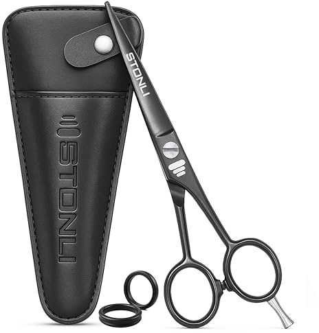 Professional Hairdressing Scissors for Hair Cutting - Stainless Steel 6 inch Hair Scissors with Sharp Edge Barber Scissors - Hair Cutting Scissor for Salon, Home, Men, Women (Classic)