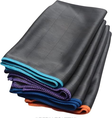 UIILO Chiffon en Fibre de Carbone - Serviette Nettoyage sans Trace 40 * 50cm pour Verre, Vitre, Lunettes, Vaisselle, Cuisine, Ménage Chiffon Fibre de Carbone（2pcs）