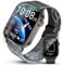 LOYEWAIER Smartwatch Damen Herren mit Telefonfunktion 2,01'' HD Fitnessuhr mit GPS Tracker Kompass Outdoor IP68 wasserdichte Sportuhr Schlafmonitor Herzfrequenz Smart Watch für Android iOS (Schwarz)