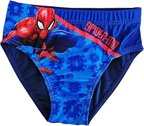 Costume da Bagno Mutandina Slip per Bambini e Ragazzi Boxer Parigamba per Mare e Piscina per Spiderman