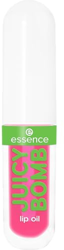 Essence Cosmetics Aceite de labios JUICY BOMB PARTY, cuidado, con grasas, natural, brillante, 2.4 ml