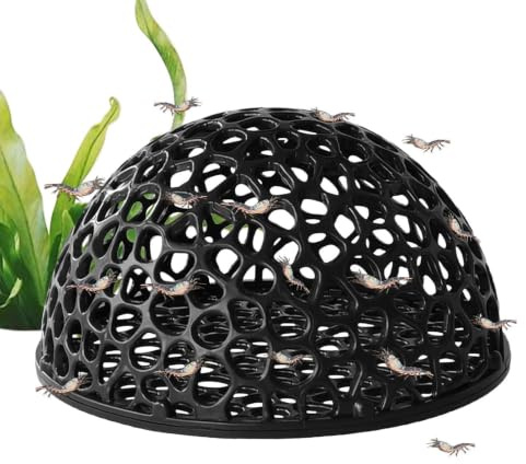 Cueva Cría Gambas, Decoración De Acuario Escondite para Peces Pequeños, Refugio Peces Ornamental Agua Dulce Salada Acuario Hogar