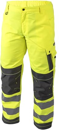Högert Technik Pantaloni da Uomo Werse Work Utility, Giallo., XL
