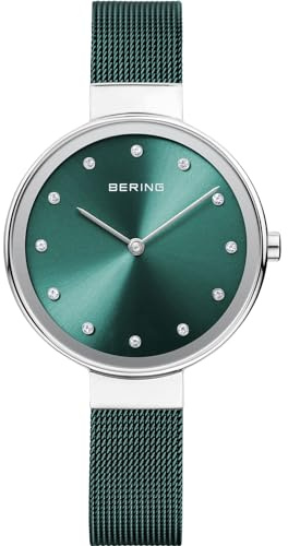 BERING Damen Uhr Quarz Movement - Classic Collection mit Edelstahl und Saphirglas 12034-808 - Wasserdicht: 3 ATM