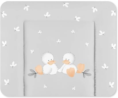 Julius Zöllner® skötmatta Softy 65 x 75 cm – mjukt skötunderlägg – babyskötbordsunderlägg – folie, vattentät och avtorkbar – Tillverkad i Tyskland – OEKO-TEX standard 100 – Quack