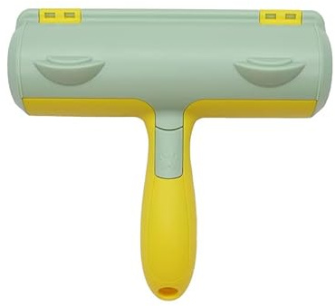 Mibinda Reusable Pet Hair Remover & Lint Roller for Pet Hair, Dog Hair Remover for Laundry, Couch, Clothes, Cat Hair Remover, Magic Brush Pet Hair & Roller Pet Hair Remover (Green)
