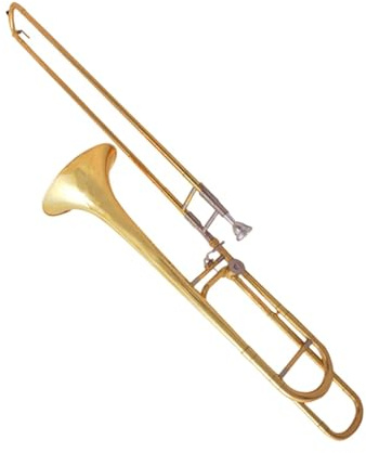 Trombón De Metal Adecuado Para Adultos Trombón Tenor Tono Si Bemol A Fa Instrumento De Viento Lacado Dorado(3)