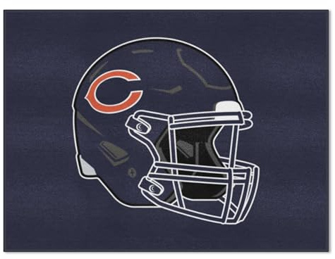FANMATS - 5709 NFL Chicago Bears Nylon Face All-Star Rug 34x45