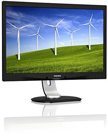 Philips 240B4QPYEB Monitor 24 IPS Formato 16:10, 1920 * 1200, Regolabile in Altezza, Pivot, Girevole, Inclinabile, Dispay Port, DVI, VGA, Hub USB, Casse Integrate, Vesa, Nero
