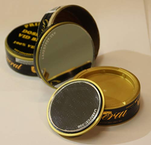 Spegel snusdosa dosspegel snusspegel lockspegel snusdoselock snus personlig gravyr graverad (S 39mm)
