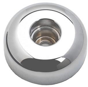 MERKUR Supporto per rasoio cromato lucido 4006 | antiscivolo con taglio dritto | ideale per rasatura a umido | ottone | adatto per rasoio 15C, 23C, 24C, 25C, 33C, 34C e 37C | Made in Germany