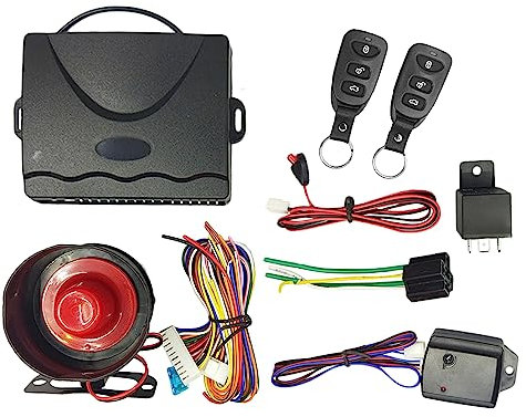 Riloer Auto Telecomando Allarme Warner,Antifurto Allarme Doppio Sensore Telecomando