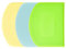 Plastic Dough Scraper Card, 3 Pieces Bowl Scraper, Dough Scraper Plastic, Dough Cutter for Dough Cake, Pizza, Baking Tool (Blue/Green/Yellow)