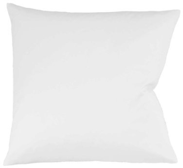 Fleuresse 9200 colours Interlock Jersey Kissenbezug aus 100% Baumwolle, Oekotex Standard 100, 35 x 40 cm, weiß