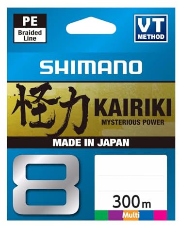 Schnur Kairiki 8, 300 m, 0,28 mm, 29,3 kg, Multi C