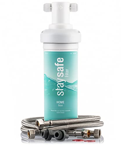 stsafe BASE Wasserfilter Untertisch I optimale Schadstoffentfernung I kein zusätzl. Wasserhahn nötig I Aktivkohle Wasserfilter Set I schneller Einbau unter der Spüle I Trinkwasserfilter für Küche