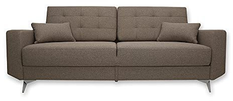 VitaliSpa Sofa York, Braun, 230 cm