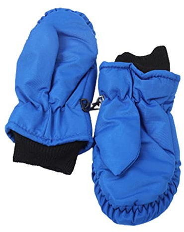 kaixinbukaixin Kinder Skihandschuhe Winter Kleinkind Schneehandschuhe Kinder Wasserdicht Winddicht Warme Skifäustlinge Fingerhandschuhe für Mädchen Jungen,Blau