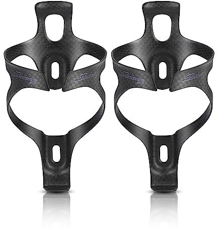 HUALONG Flaschenhalter Fahrrad Carbon Getränkehalter Fahrrad Trinkflaschenhalter Für Rennrad MTB, Ultra Light, Nur 16 ± 2 G, Matt 2 Pack.
