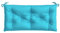 Tidyard Gartenbank Auflage, Bankauflage Sitzkissen Outdoor, Polsterauflage Auflage für Gartenbank, Bankpolster Bankkissen, Türkis 110x50x7 cm Stoff